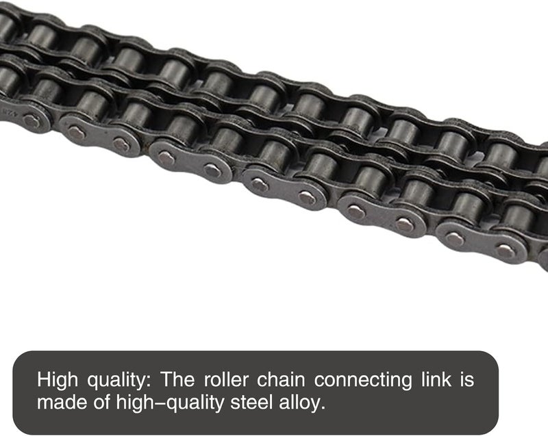 Flygun Pack-8 Chain Master Link Roller, Steel Alloy Heavy Duty Roller Chain Connector Links, Universal Automobile Replacement Accessories, for Most Motorcycles and Bikes (Black #415) - Image 5
